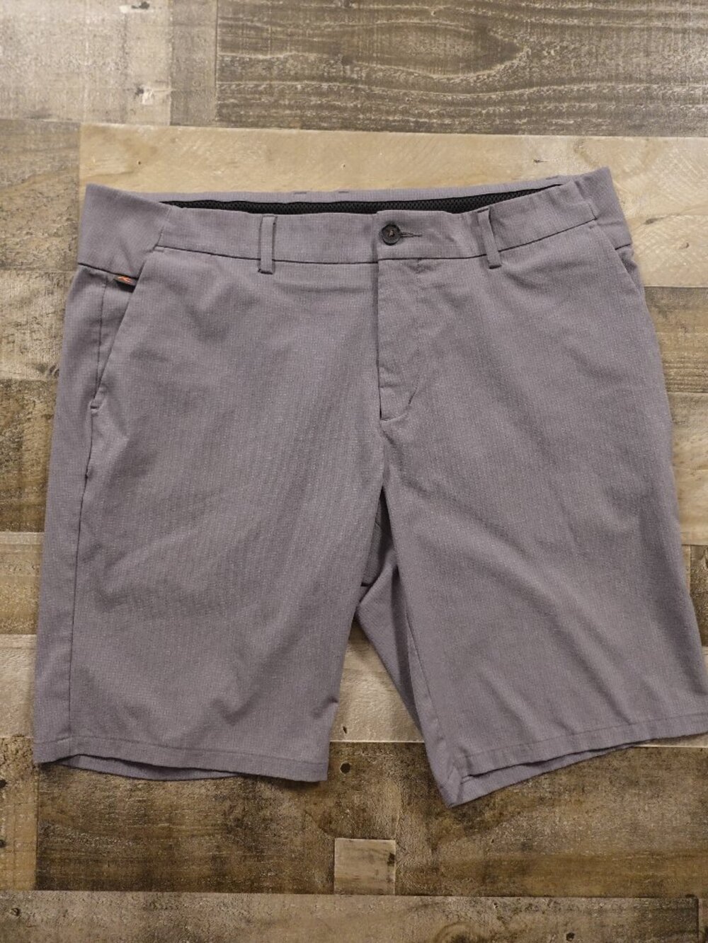 KJUS Men Trade Wind Golf Shorts 10" Men's 38 Steel Gray Performance Stretch FAIR